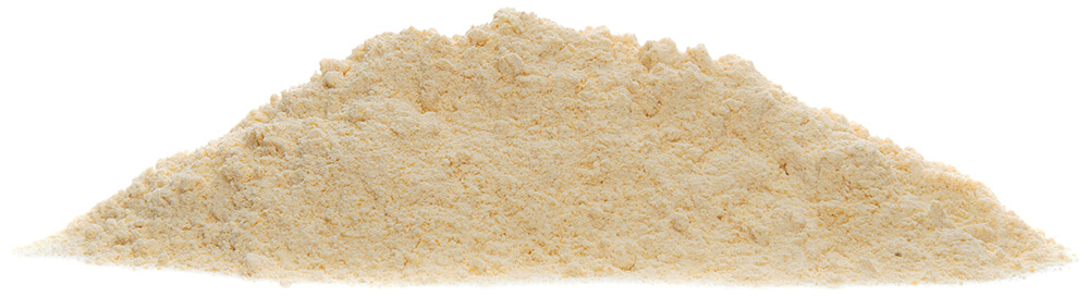 Hrachová mouka žlutá - z boku